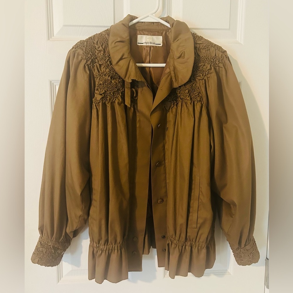 Cyphon, EUC, brown, vintage-style jacket, size M